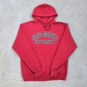Saint Josephs University Mens Size M Red Champion University Hoodie